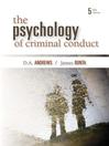The Psychology of Criminal Conduct (eBook)